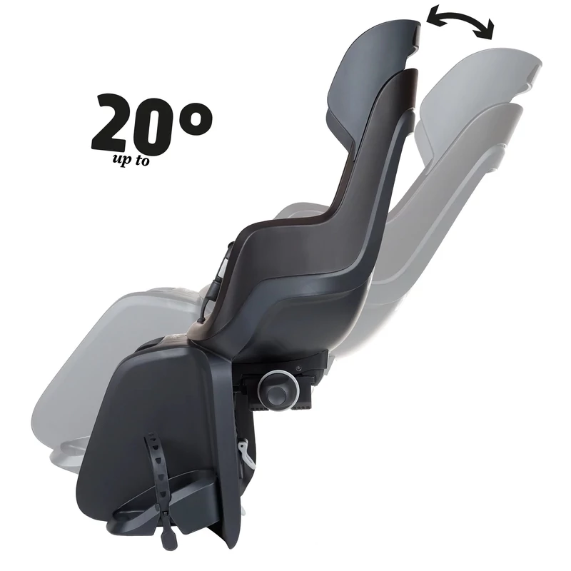 BOBIKE GO Maxi RS kerékpár gyerekülés csomagtartóra - fekete - 6