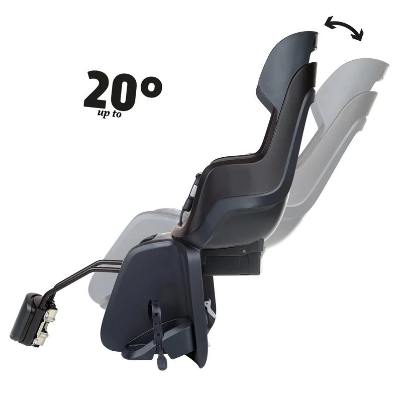 Bobike GO Maxi RS kerékpár gyerekülés vázra - fekete - 4