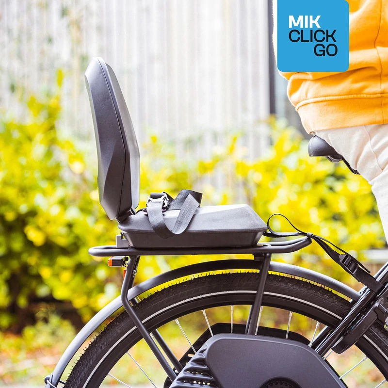 BOBIKE One Junior MIK-HD kerékpár gyerekülés csomagtartóra - fekete - 6