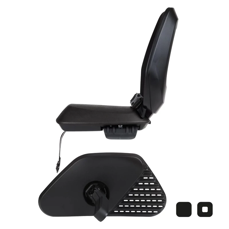 BOBIKE One Junior kerékpár gyerekülés csomagtartóra - fekete - 3