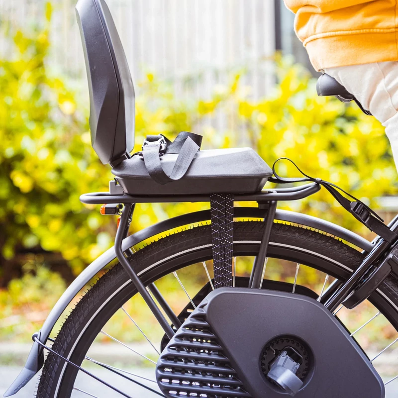 BOBIKE One Junior kerékpár gyerekülés csomagtartóra - fekete - 6