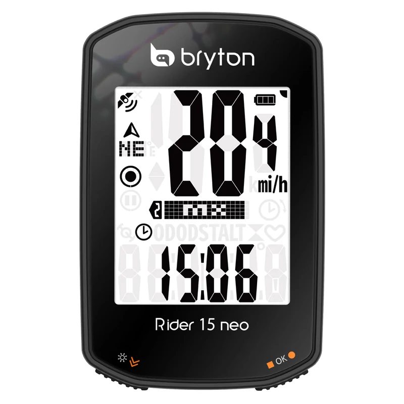 BRYTON Rider 15 Neo E GPS kerékpár computer - 2