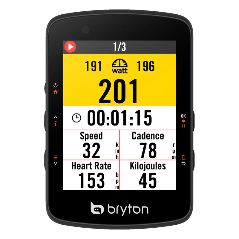 BRYTON Rider 550 E GPS kerékpár computer - 3