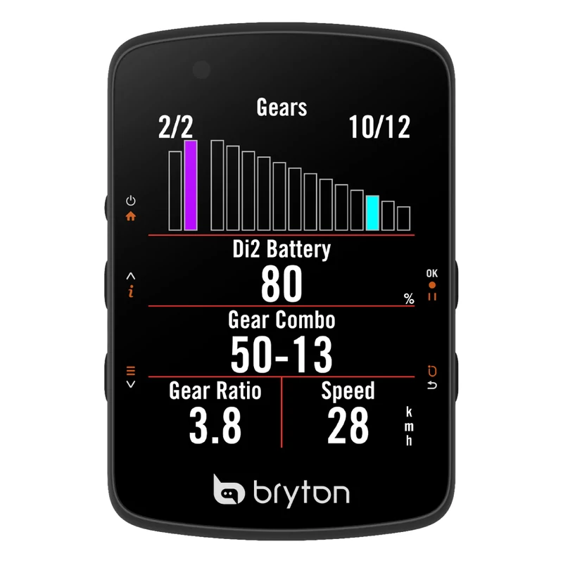 BRYTON Rider 550 E GPS kerékpár computer - 5