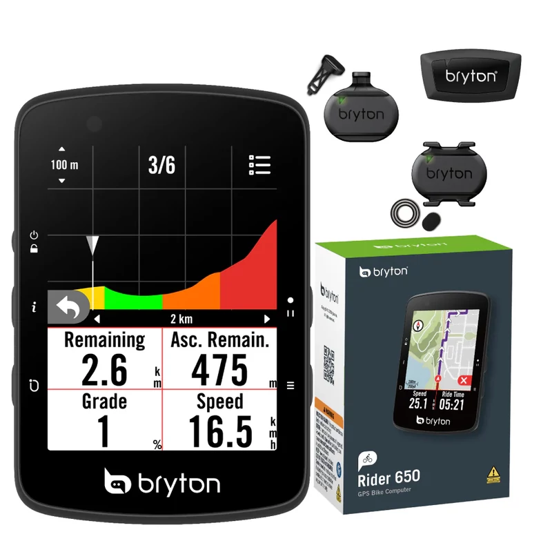 BRYTON Rider 650 T GPS kerékpár computer szett - 14