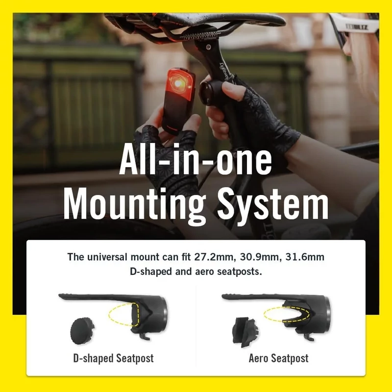 BRYTON Gardia R300L kerékpáros hátsó lámpa - 7