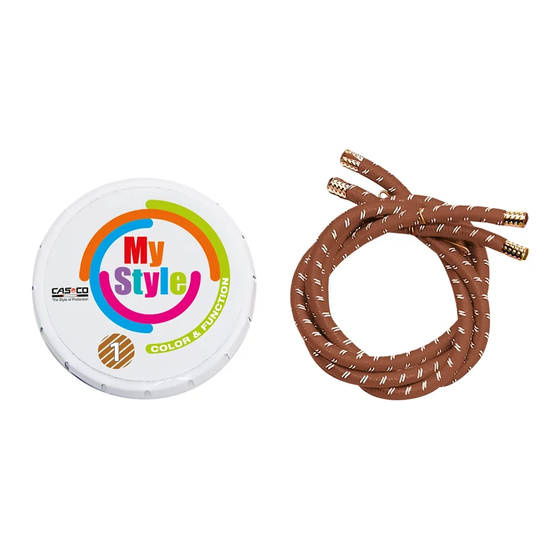 CASCO MyStyle Reflex kerékpáros sisak díszcsík - barna - S