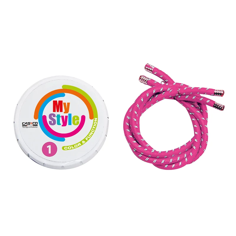 CASCO MyStyle Reflex kerékpáros sisak díszcsík - pink - S