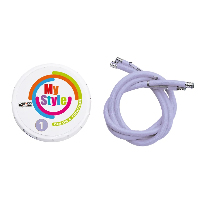 CASCO MyStyle kerékpáros sisak díszcsík - viola - M