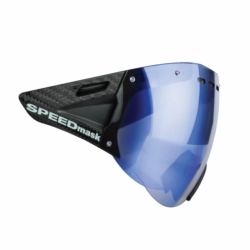 CASCO SPEEDmask Carbonic kerékpáros sisak vizor - kék