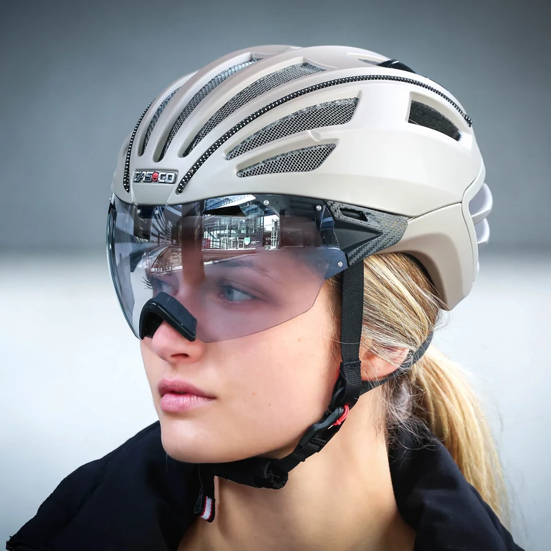 CASCO SPEEDairo 2 kerékpáros sisak - fekete/piros - L - 5
