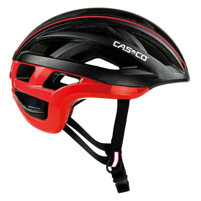 CASCO Cuda 2 Strada Sport kerékpáros sisak - fekete/piros - S