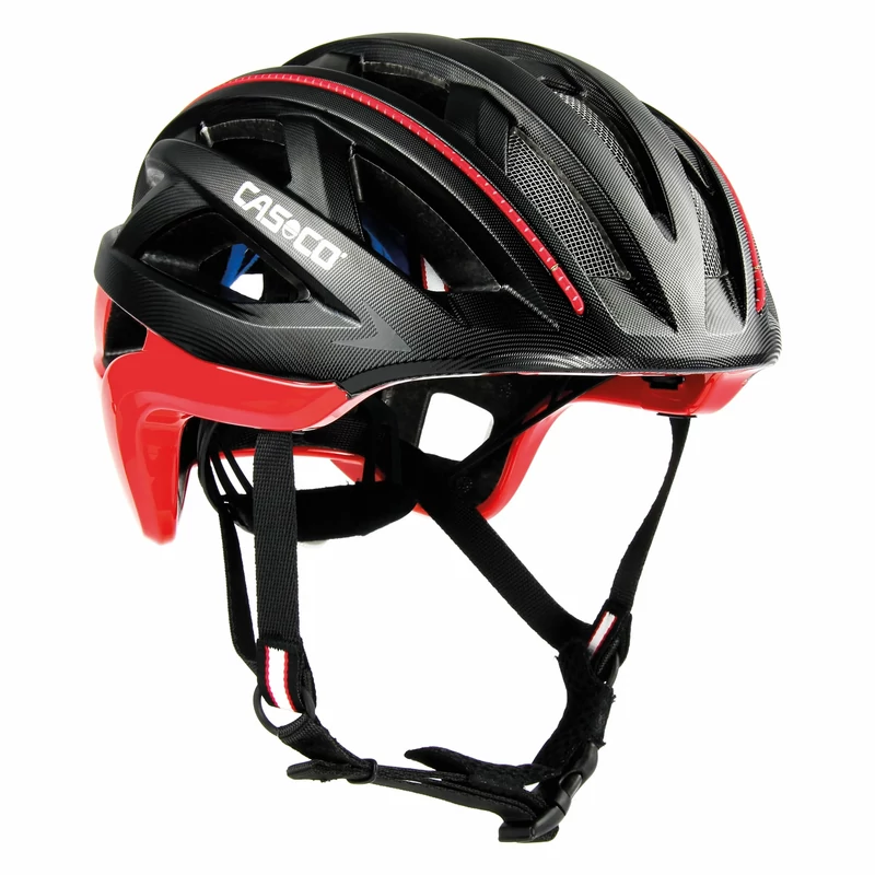 CASCO Cuda 2 Strada Sport kerékpáros sisak - fekete/piros - S - 2