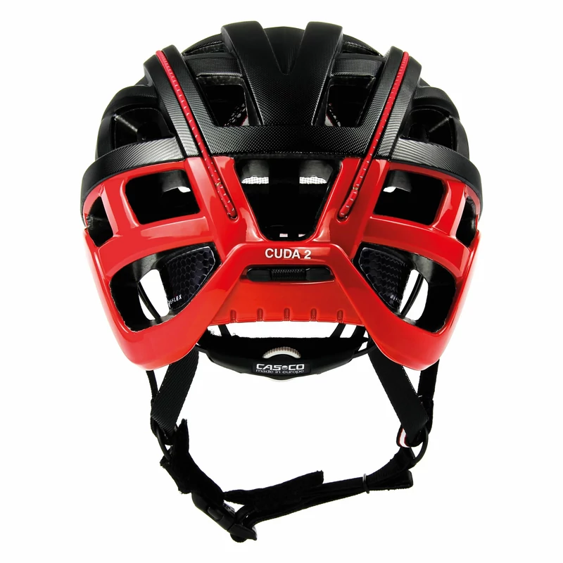CASCO Cuda 2 Strada Sport kerékpáros sisak - fekete/piros - S - 4