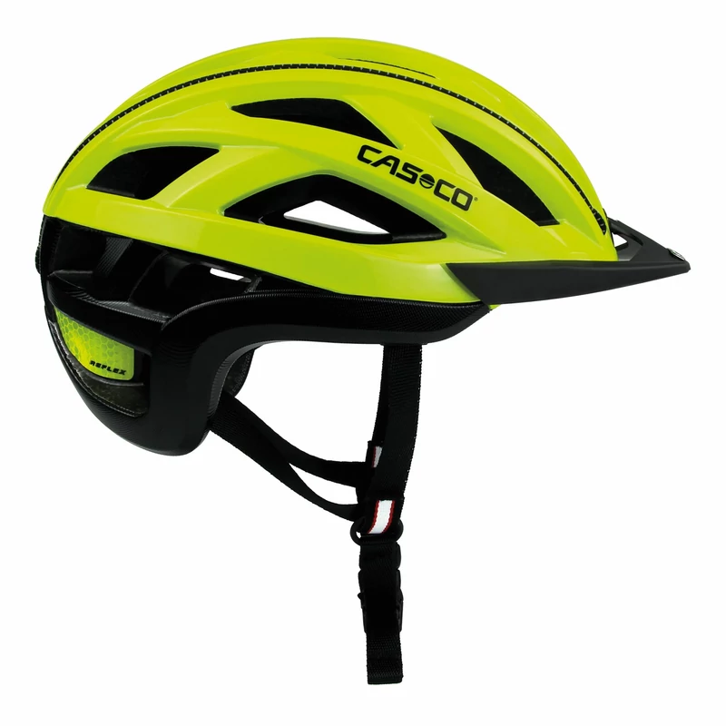 CASCO Cuda 2 kerékpáros sisak - neonsárga - M