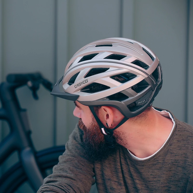 CASCO Cuda 2 kerékpáros sisak - fekete/ezüst - L - 6