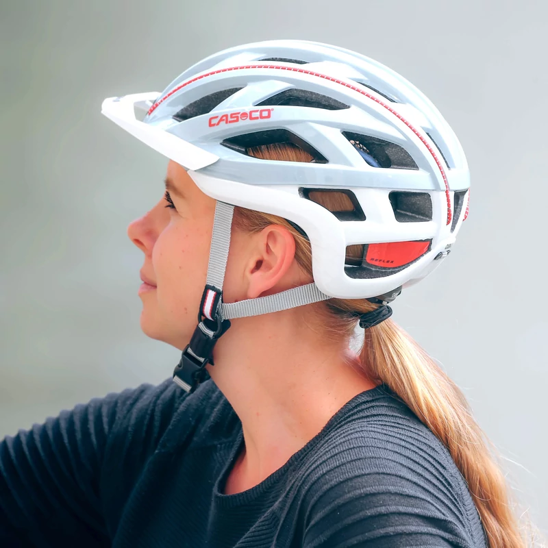 CASCO Cuda 2 kerékpáros sisak - fekete/ezüst - L - 8