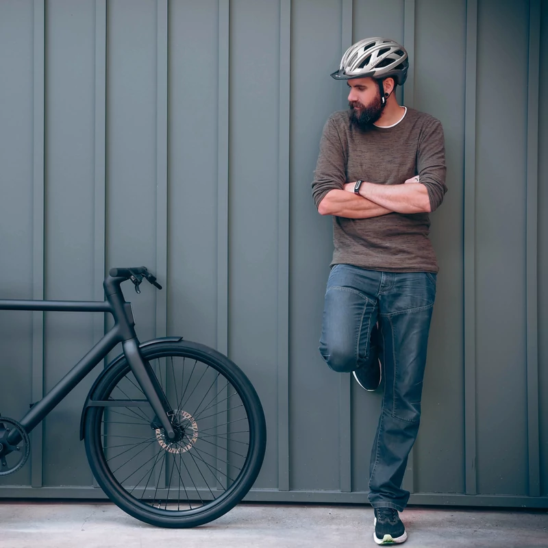 CASCO Cuda 2 kerékpáros sisak - fekete/ezüst - L - 9