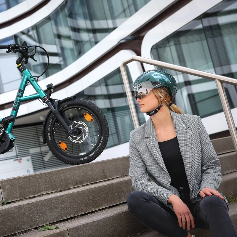 CASCO Roadster Plus kerékpáros sisak - fekete - M - 6