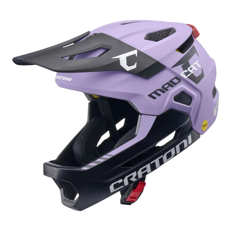 CRATONI Madcat kerékpáros sisak - lila - S/M