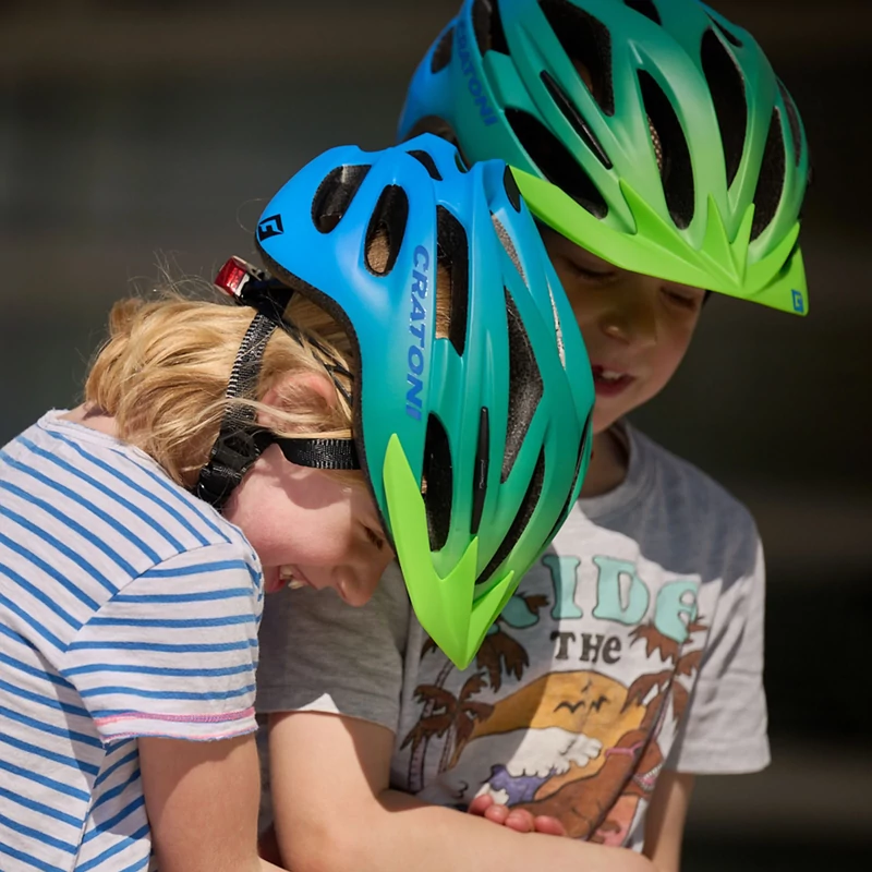 CRATONI Pacer JR. kerékpáros sisak - fekete/szürke - XS/S - 6