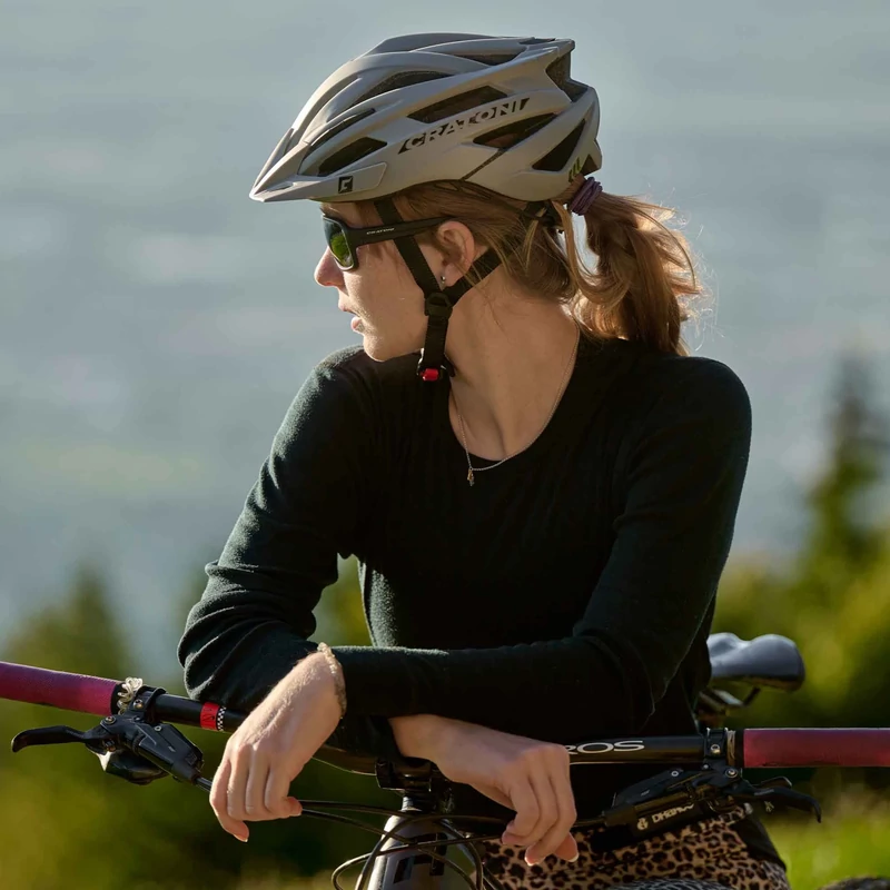 CRATONI Agravic kerékpáros sisak - fekete - S/M - 2