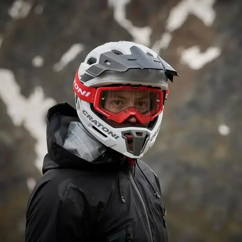 CRATONI C-Maniac 2.0 MX kerékpáros sisak - fekete/piros - L/XL - 3