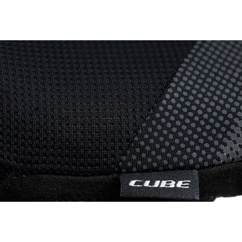 CUBE Comfort rövid ujjú kerékpáros kesztyű - fekete/szürke - 2