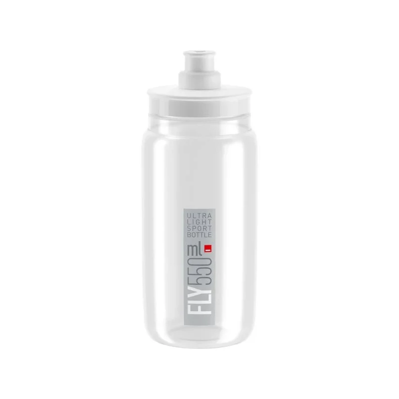 ELITE Fly kerékpáros kulacs - átlátszó - 550 ml