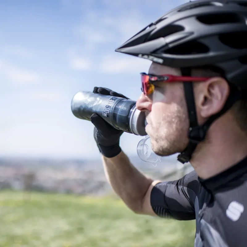 ELITE Ice Fly kerékpáros kulacs - átlátszó - 500 ml - 6