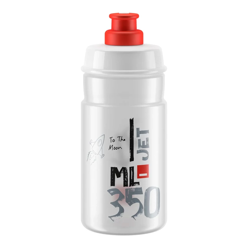 ELITE Jet kerékpáros kulacs - átlátszó - 350 ml