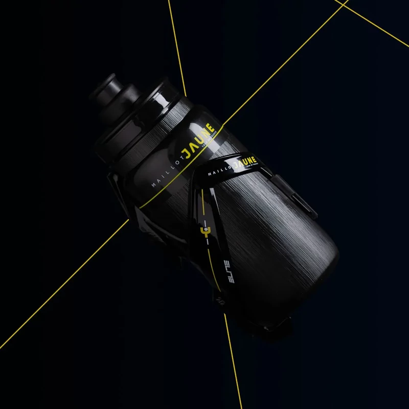 ELITE Maillot Jaune kerékpáros kulacs - fekete - 5