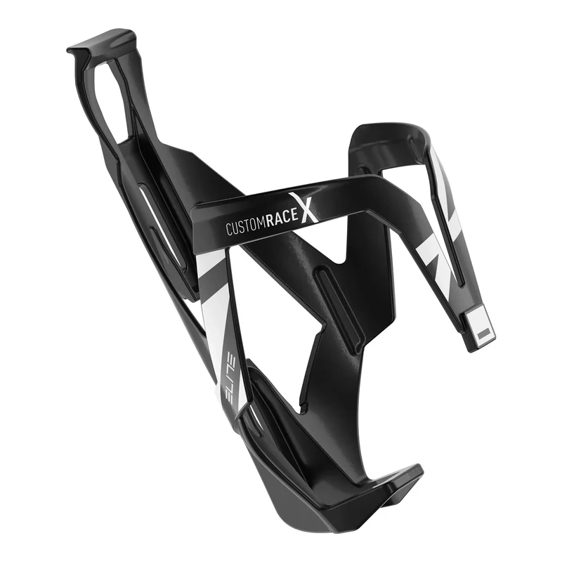 ELITE Custom Race X kerékpár kulacstartó - fekete/fehér