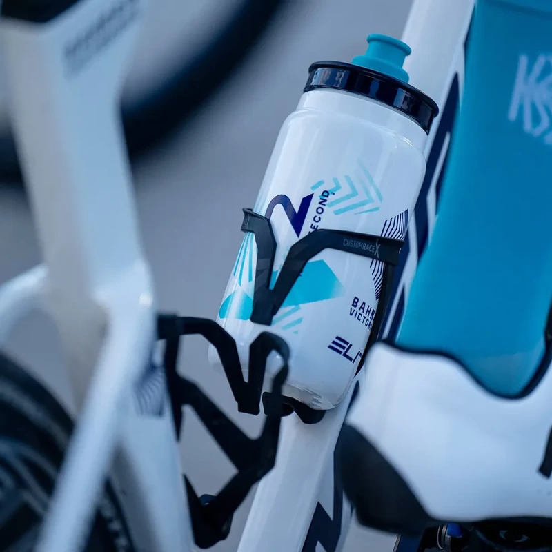 ELITE Custom Race X kerékpár kulacstartó - fekete/fehér - 2