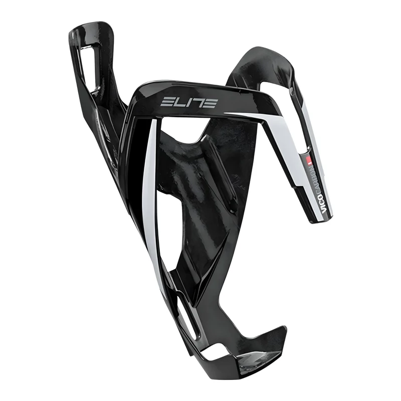 ELITE Vico Carbon kerékpár kulacstartó - fényes fehér