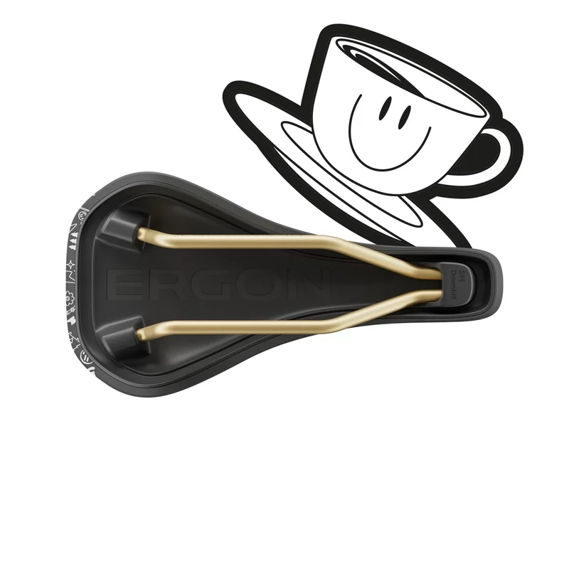 ERGON SM Downhill Comp kerékpár nyereg - fekete/arany - 5