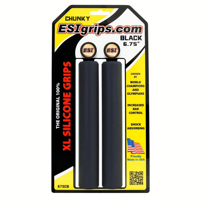 ESI GRIPS Chunky XL kerékpár markolat - fekete - 2