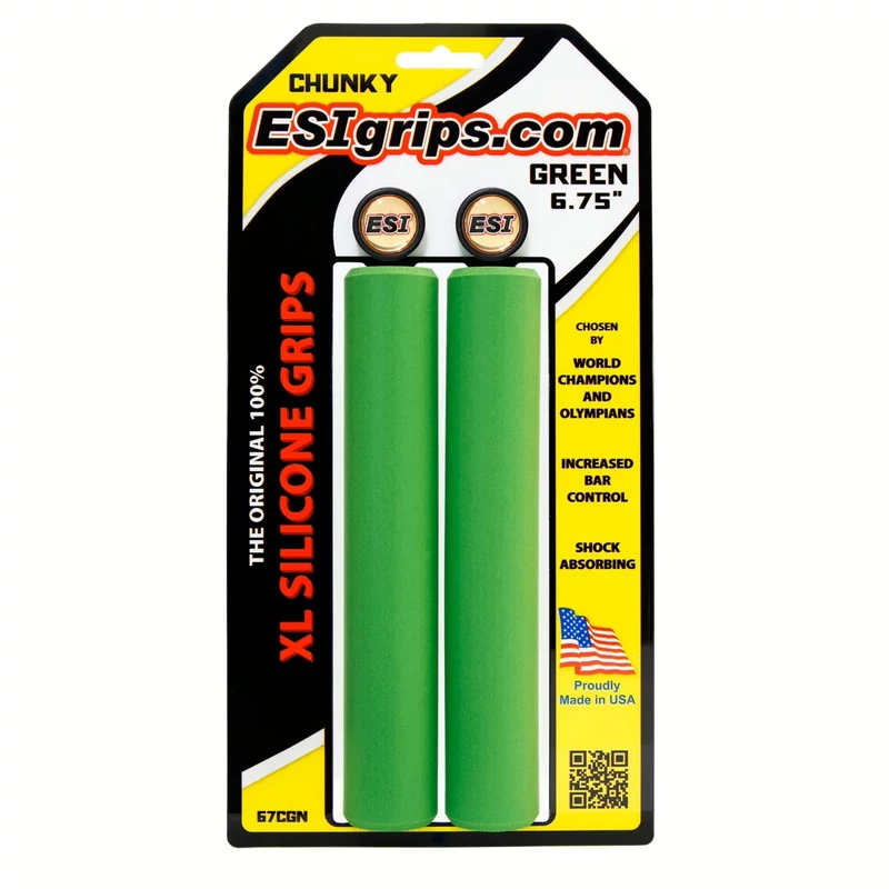 ESI GRIPS Chunky XL kerékpár markolat - zöld - 2