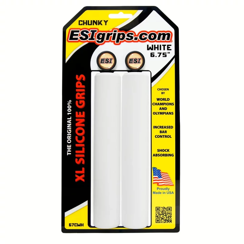 ESI GRIPS Chunky XL kerékpár markolat - fehér - 2