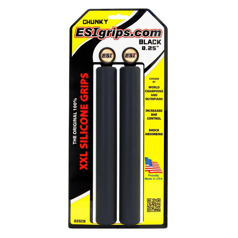 ESI GRIPS Chunky XXL kerékpár markolat - fekete - 2