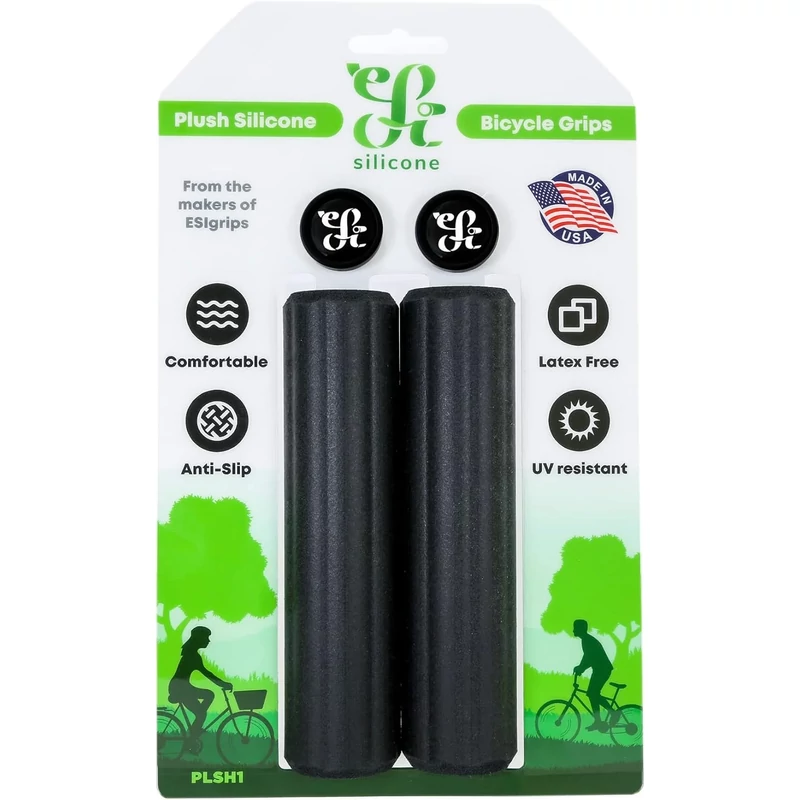 ESI GRIPS Plush kerékpár markolat - fekete - 2