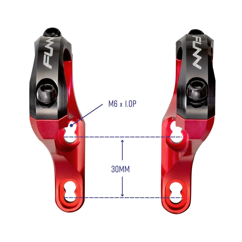 FUNN RSX 30 31.8 kerékpár kormányszár - fekete - 2