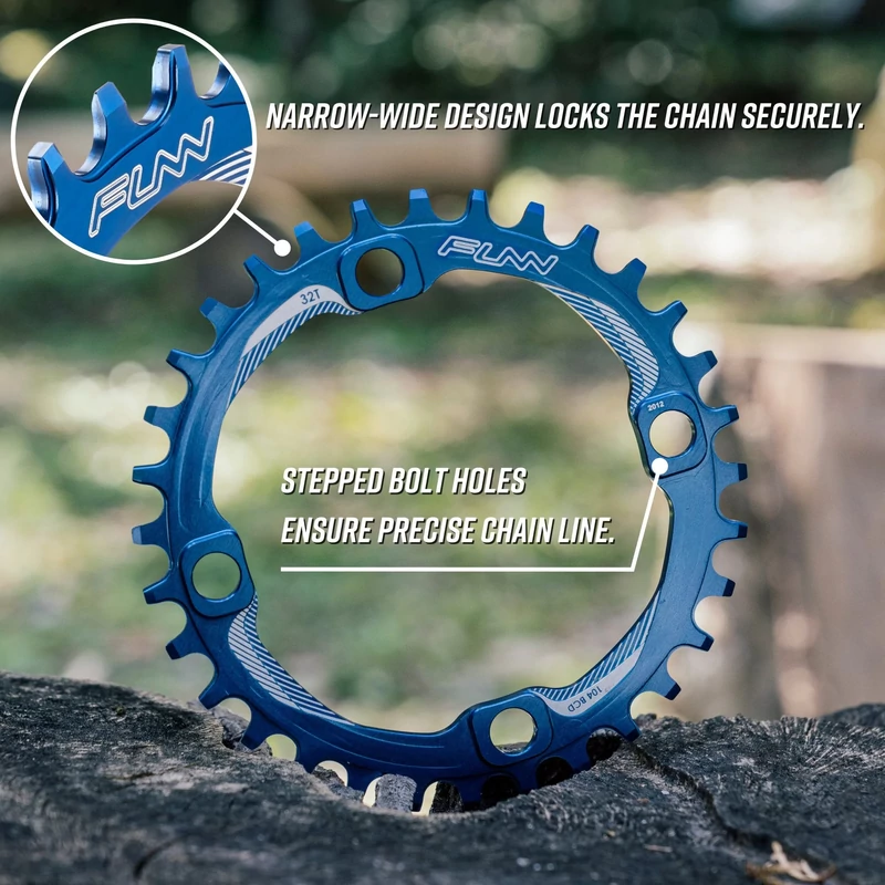FUNN Solo Narrow-Wide kerékpár lánckerék - fekete - 30T - 5