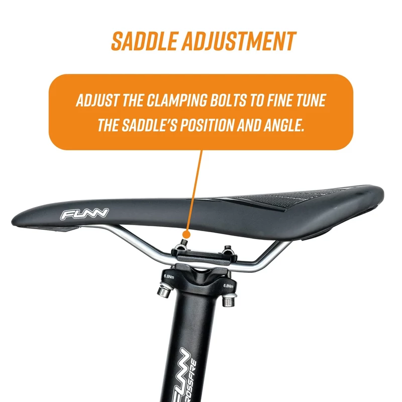 FUNN Crossfire kerékpár nyeregcső - fekete - 350 mm - 27.2 mm - 2