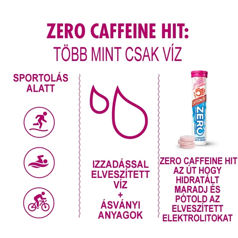 HIGH5 Zero Caffeine Hit pezsgőtabletta - grapefruit - 3