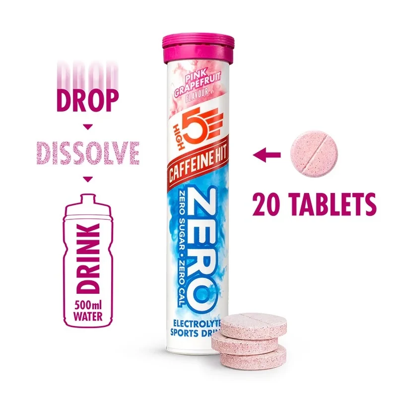 HIGH5 Zero Caffeine Hit pezsgőtabletta - grapefruit - 6