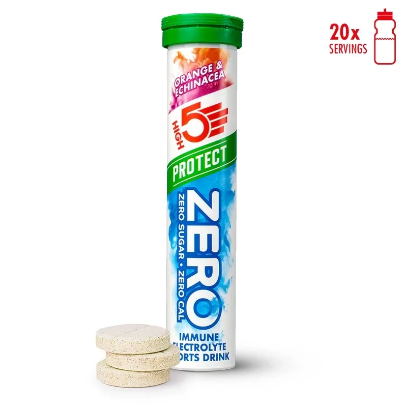 HIGH5 Zero Protect pezsgőtabletta - narancs/echinacea - 4