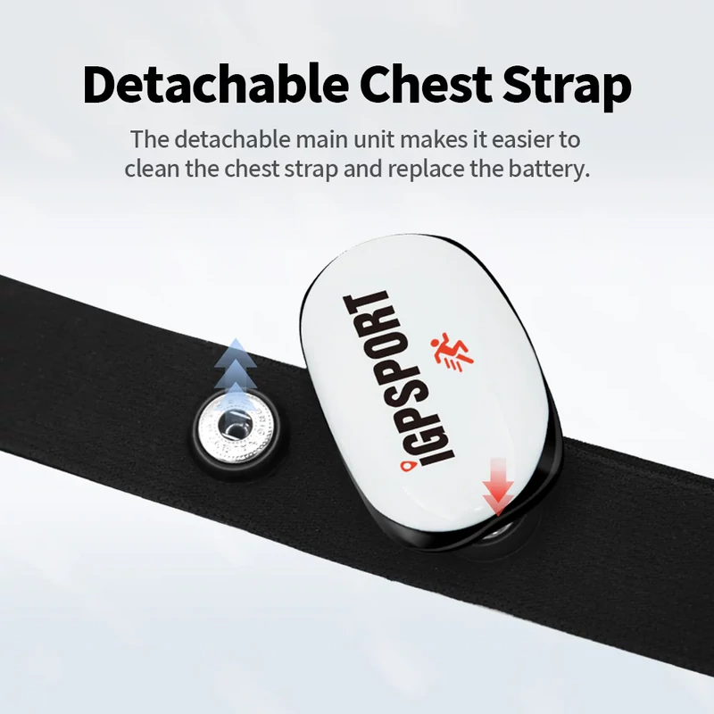 iGPSPORT HR Runner pulzusmérő öv - fehér - 9