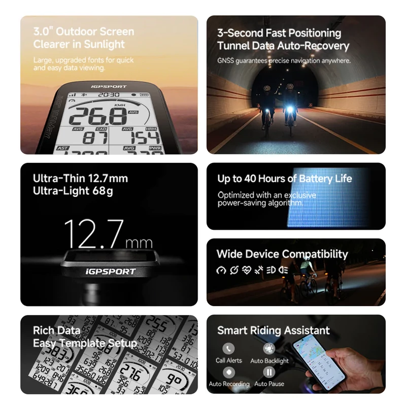 iGPSPORT BSC100Max kerékpár computer - 2