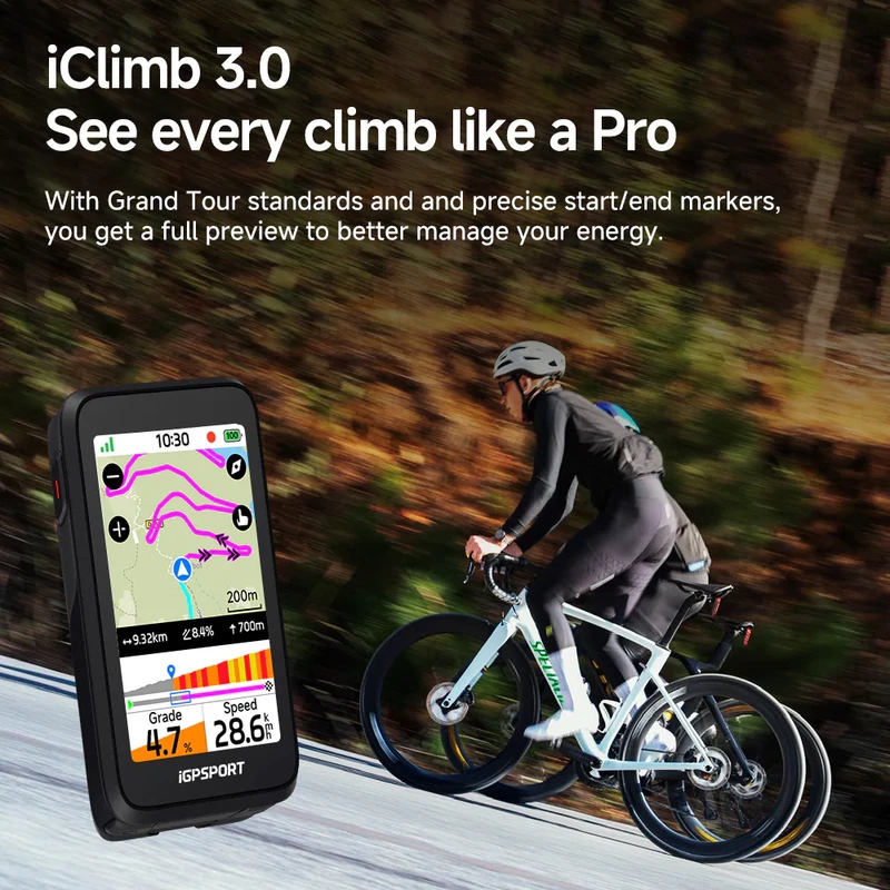 iGPSPORT BiNavi Air kerékpár computer - 4